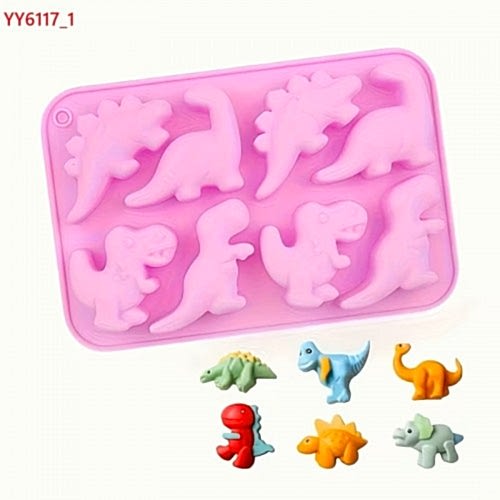 YY6117 Mini 6lı Dinazor Seti Silikon Kalıp